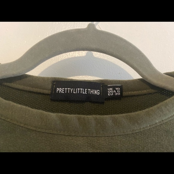 PrettyLittleThing Green Long Sleeve Shirt - Picture 3 of 5